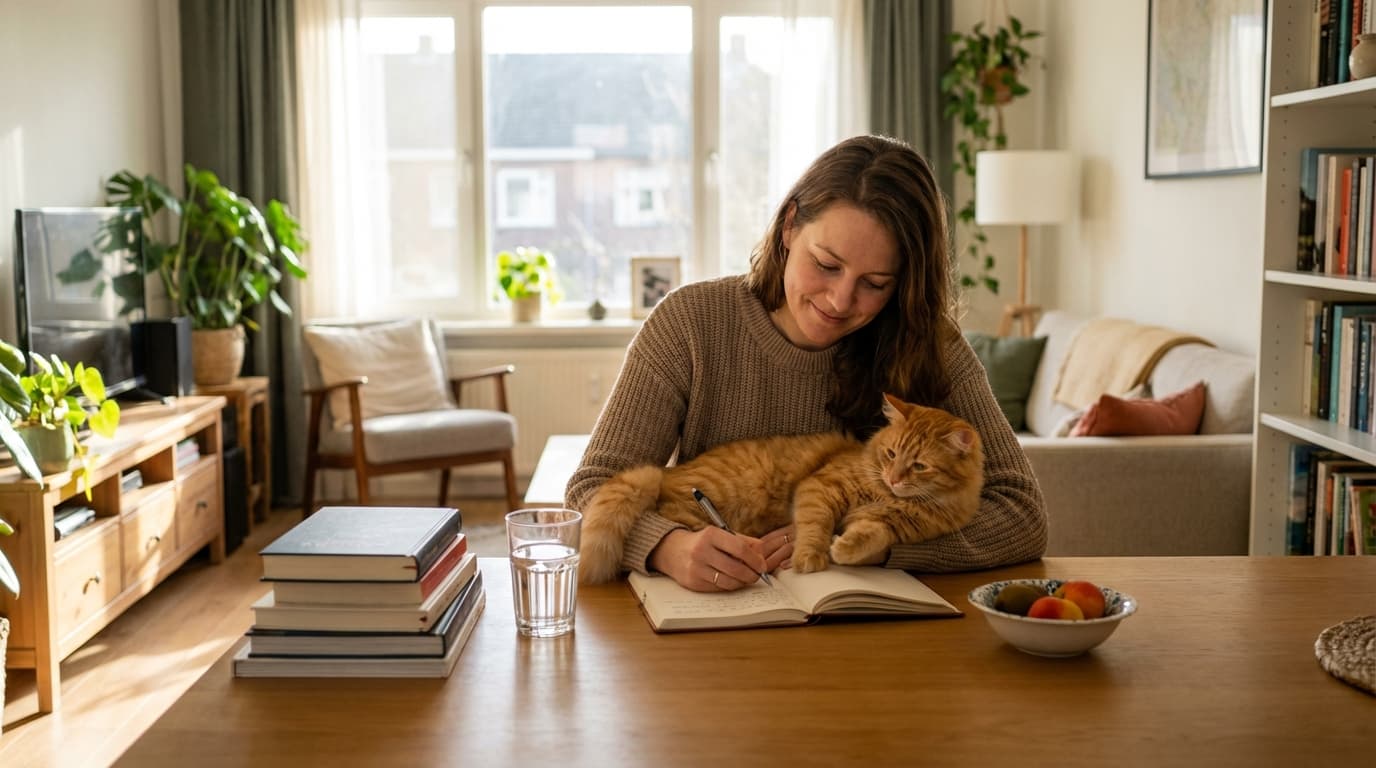 How Habit Stacking Makes Better Choices Easy (Even With a Cat in the Way)